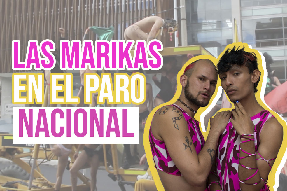 Paro nacional: la primera línea trans feminista marikona | La Disidencia
