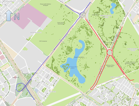 Los usuarios que circulan por lacalle 63 en sentido occidente–oriente deberán tomar la carrera 68 al sur-calle 26 al oriente.Los usuarios que circulan por la carrera 68 en sentido norte–sur y toman la calle 63 al oriente deberán continuar por lacarrera 68 al sur–calle 26 al oriente.Los usuarios que circulan por lacarrera 68 en sentido sur-norte y desean tomar lacalle 63 al oriente deberán tomar la calle 53 al oriente.Los usuarios que circulan por la calle 63 en sentido oriente-occidentedeberán tomar la carrera 50 la sur–calle 53 al occidente.Los usuarios que circulan por la carrera 60 en sentido sur-nortedeberán tomar la transversal 59A al norte–calle 63 al oriente–av. NQS al norte.Los usuarios que circulan por lacarrera 60 en sentido norte–surdeberán tomar la calle 63 al occidente–carrera 68 al sur.Recomendaciones adicionales