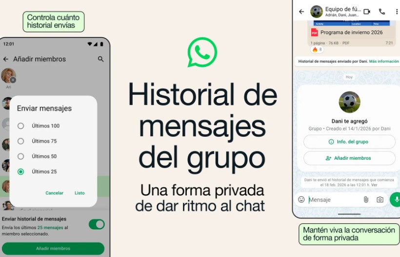 Así puede ver los mensajes anteriores de WhatsApp si es nuevo en un grupo