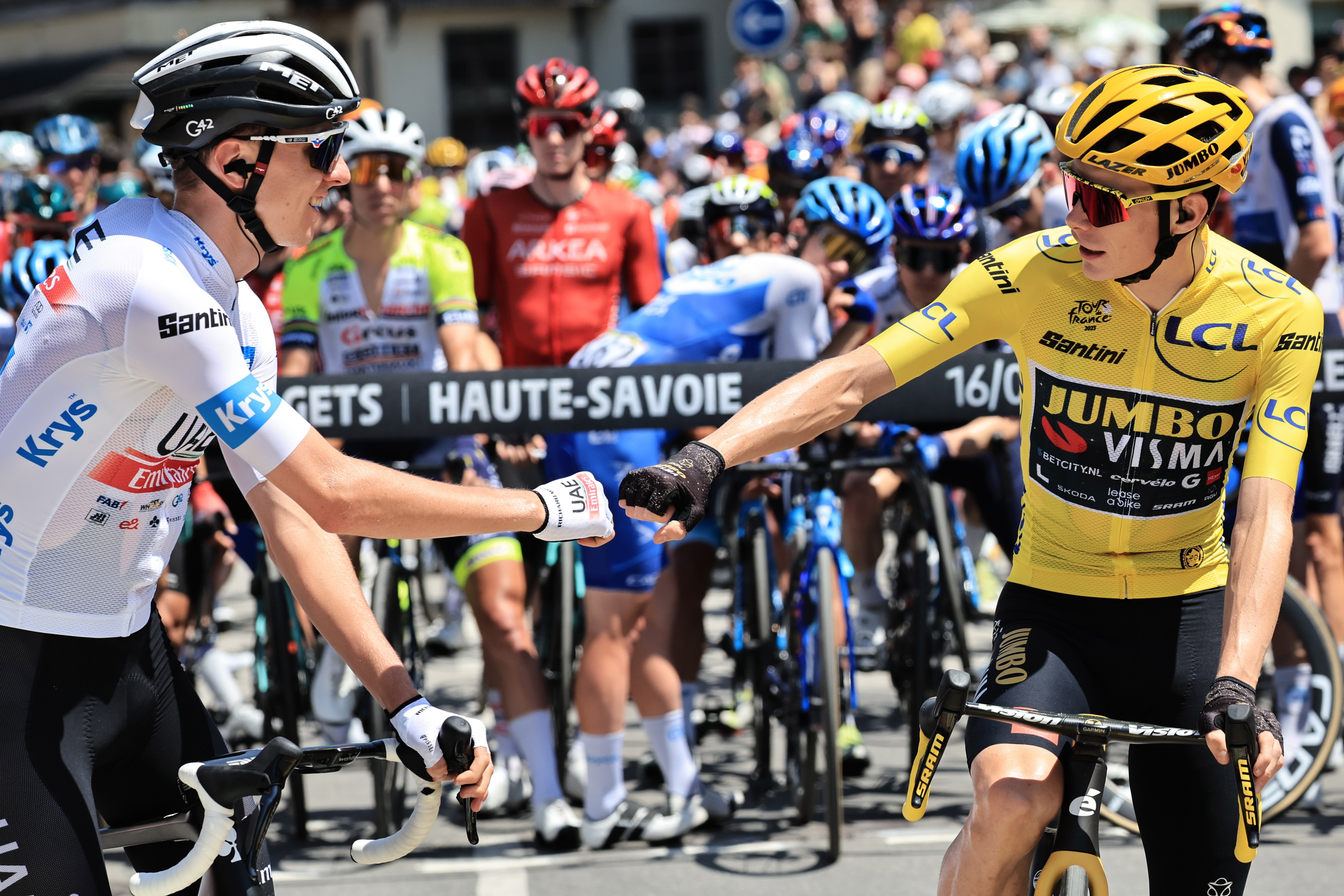 Clasificación general del Tour: cada segundo cuenta entre Vingegaard y Pogacar