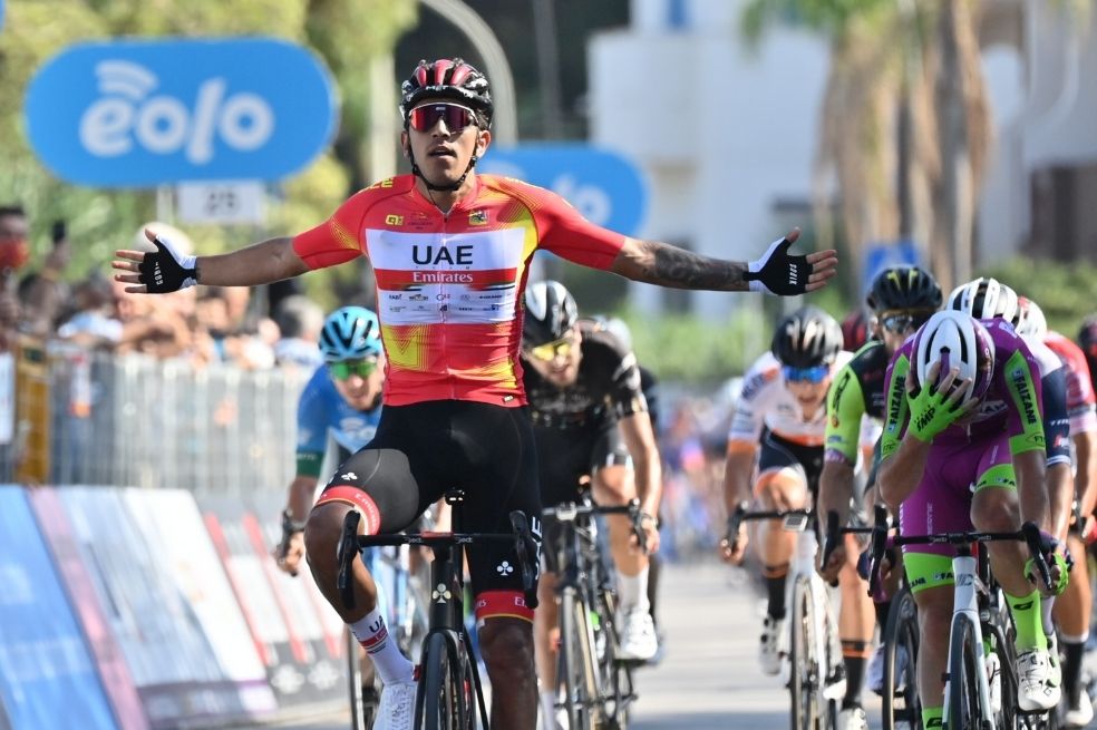 Segunda victoria consecutiva de Sebastián Molano en el Giro de Sicilia