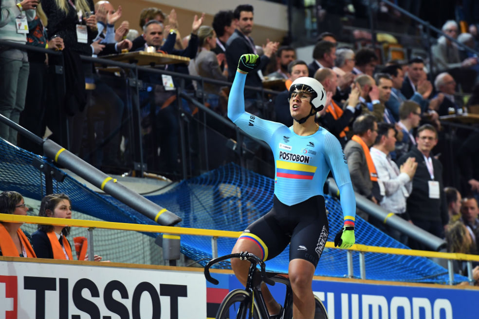Fabián Puerta, oro en el keirin del Mundial de Pista
