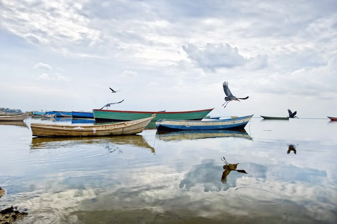 Los naufragios son frecuentes en el lago Alberto, que marca frontera entre Uganda y la República Democrática del Congo.