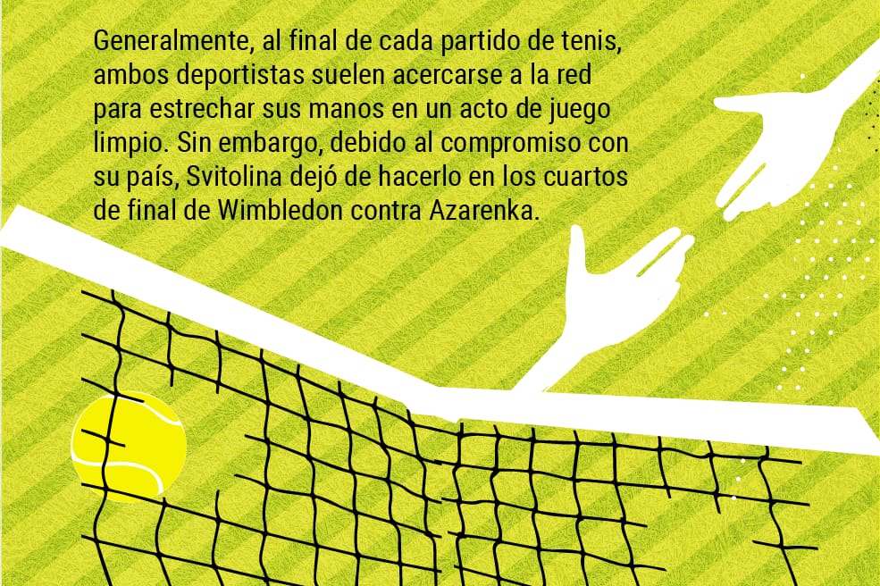 El mundo no es como lo pintan: La guerra en Ucrania también se libra en las canchas de tenis