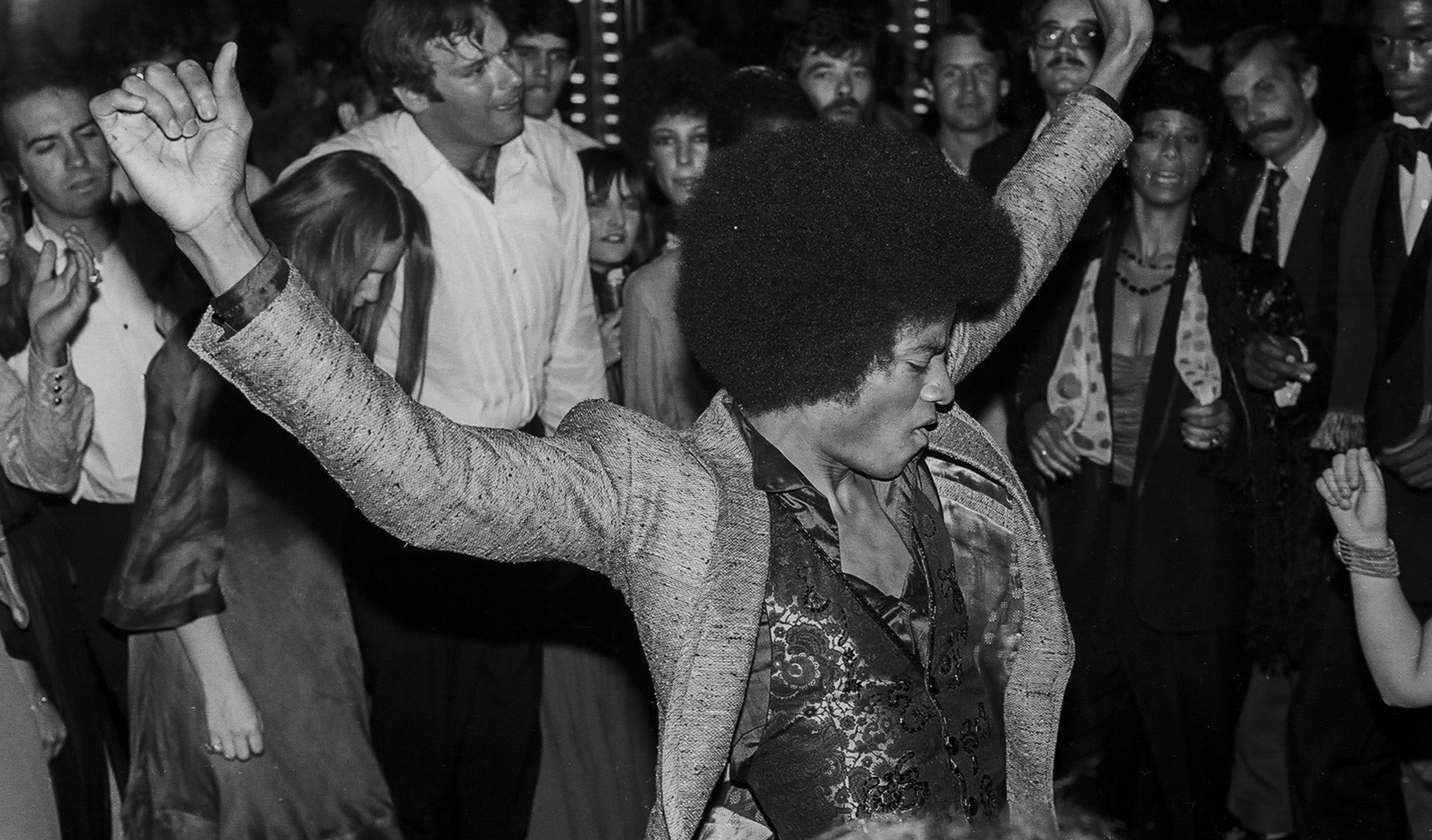 Michael Jackson en el after party de The Wiz, Nueva York, 1978