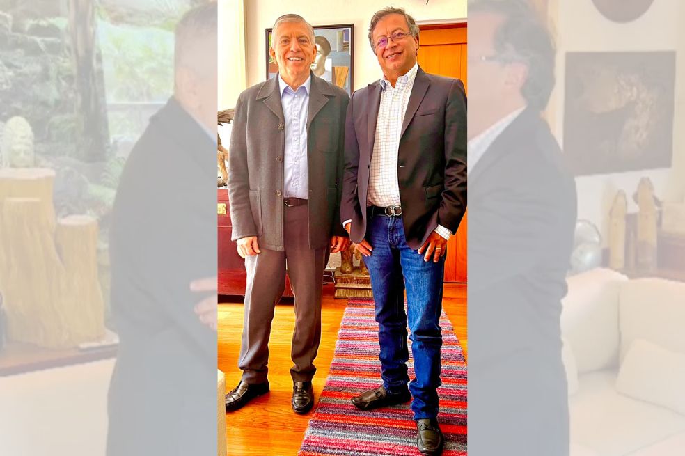 César Gaviria y Gustavo Petro por fin se reunieron cara a cara