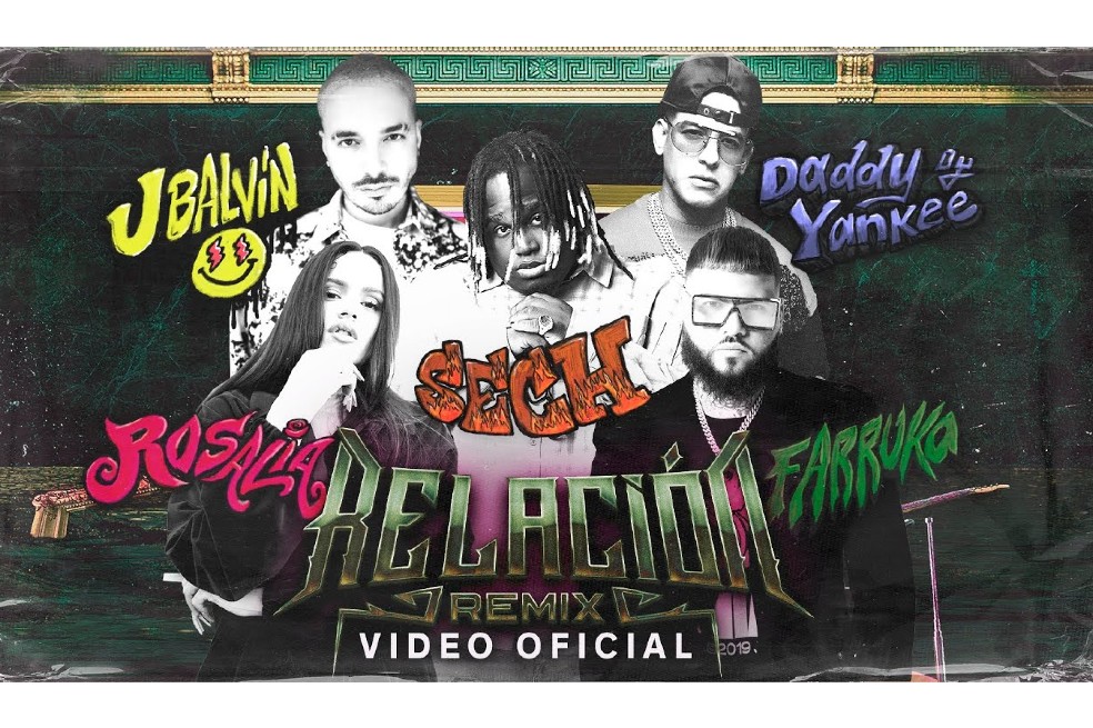 Rosalía, Daddy Yankee, Balvin y Farruko juntos en remix de “Relación” de Sech