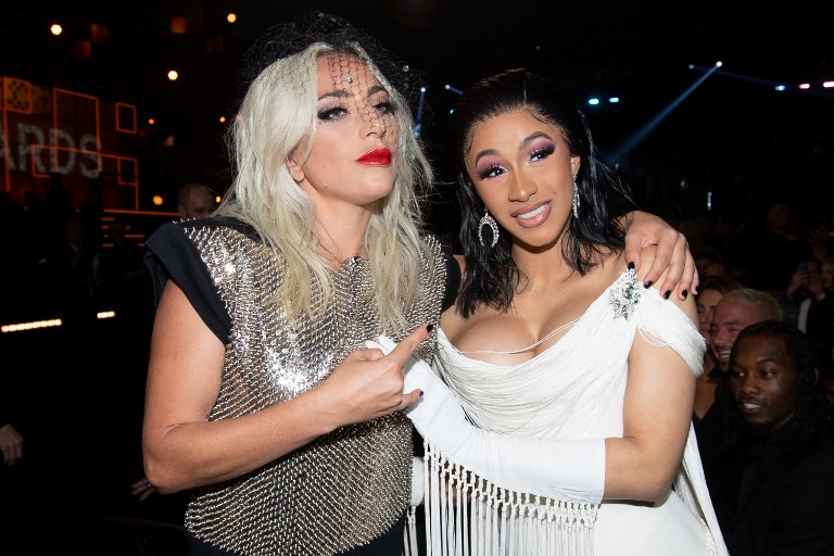 Ante críticas por el Grammy, Lady Gaga defiende el triunfo de Cardi B