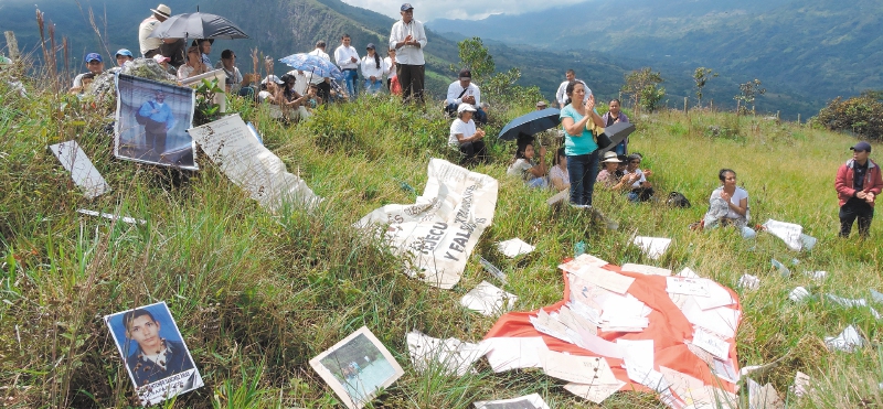 Lengupá reconstruye su memoria del conflicto y de sus desaparecidos