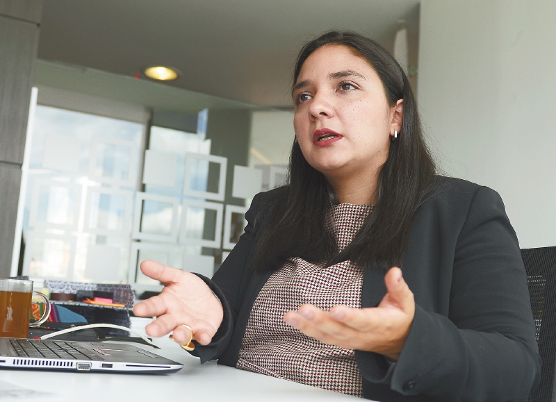 Alexandra Sandoval Mantilla, la nueva vicepresidenta de la JEP. 