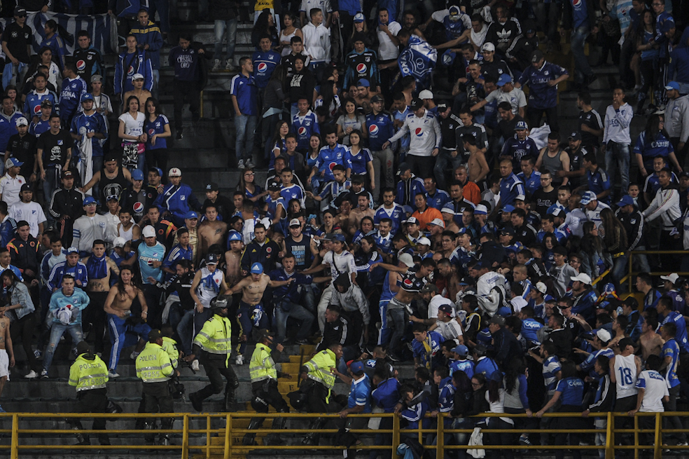 Distrito sanciona a barra de Millonarios por incidentes en El Campín