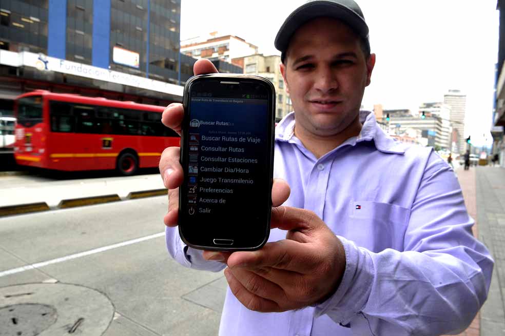Las rutas de Transmilenio en su teléfono