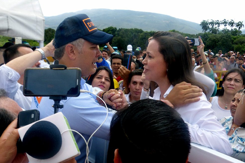 La estrecha relación entre Duque y la oposición venezolana