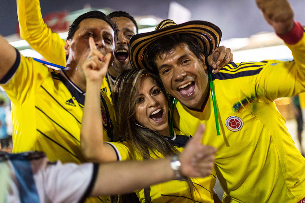 La alegría de la Selección Colombia invade Río de Janeiro