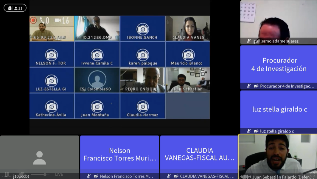 Juan Sebastián Fajardo expone, ante el juez del caso, un episodio en el que supuestamente Luis Gustavo Moreno incurrió en contradicciones.