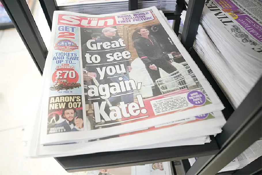 Kate Middleton con el príncipe William.