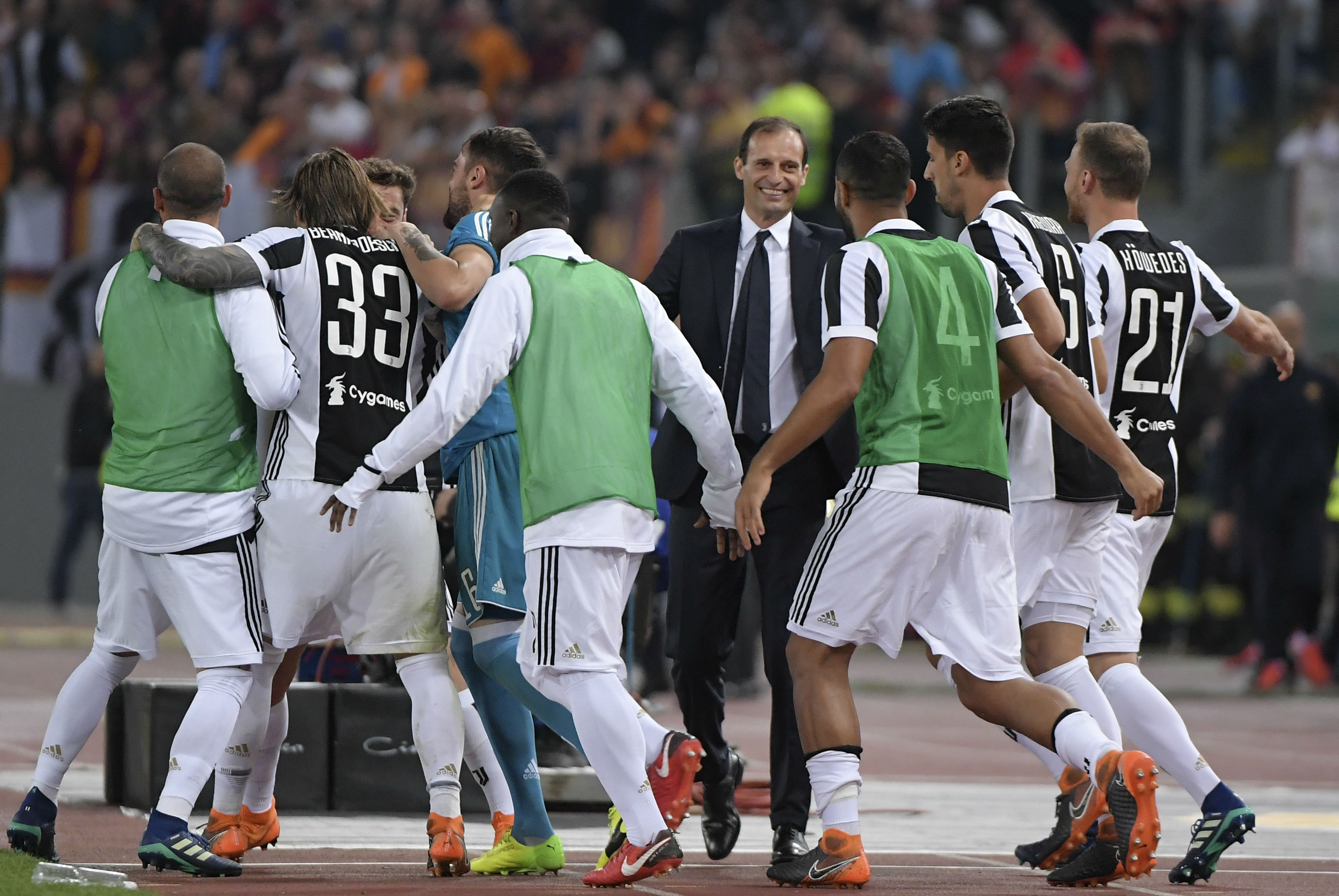 Juventus empató con Roma y se coronó campeón de la Serie A