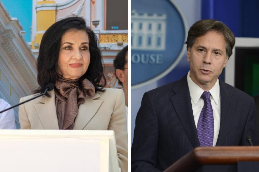 ¿De qué habló la canciller colombiana con el secretario de Estado de Biden?