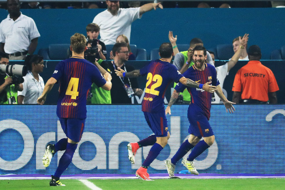 Barcelona venció al Real Madrid en partido de pretemporada
