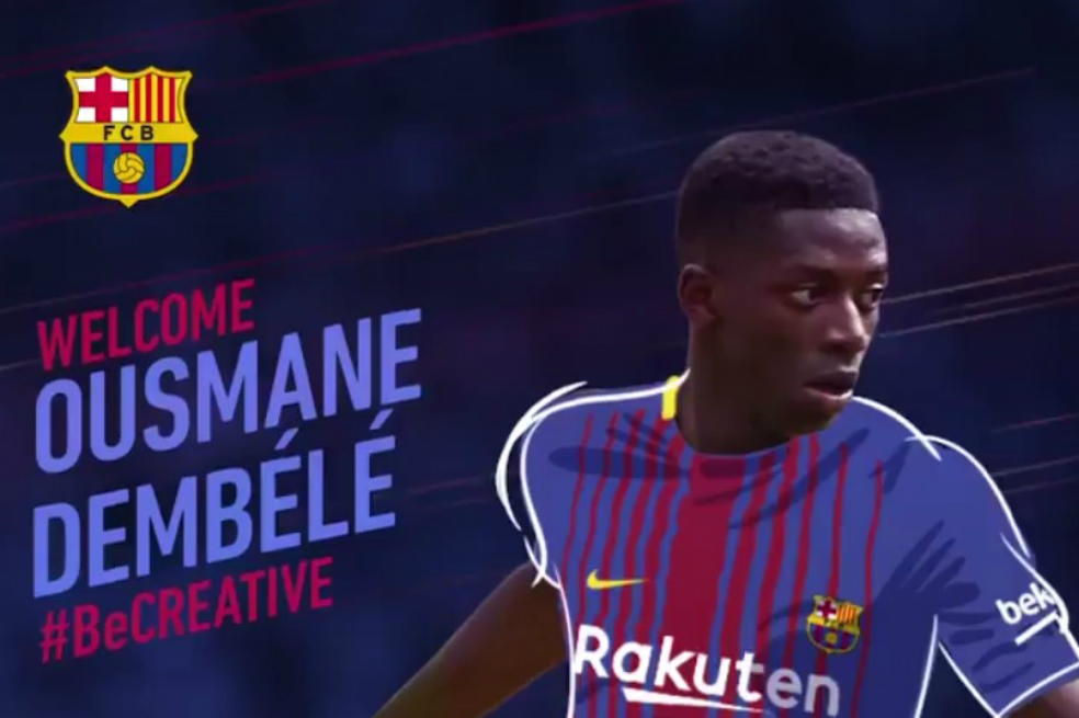 Es oficial: Ousmane Dembélé, nuevo jugador del Barcelona