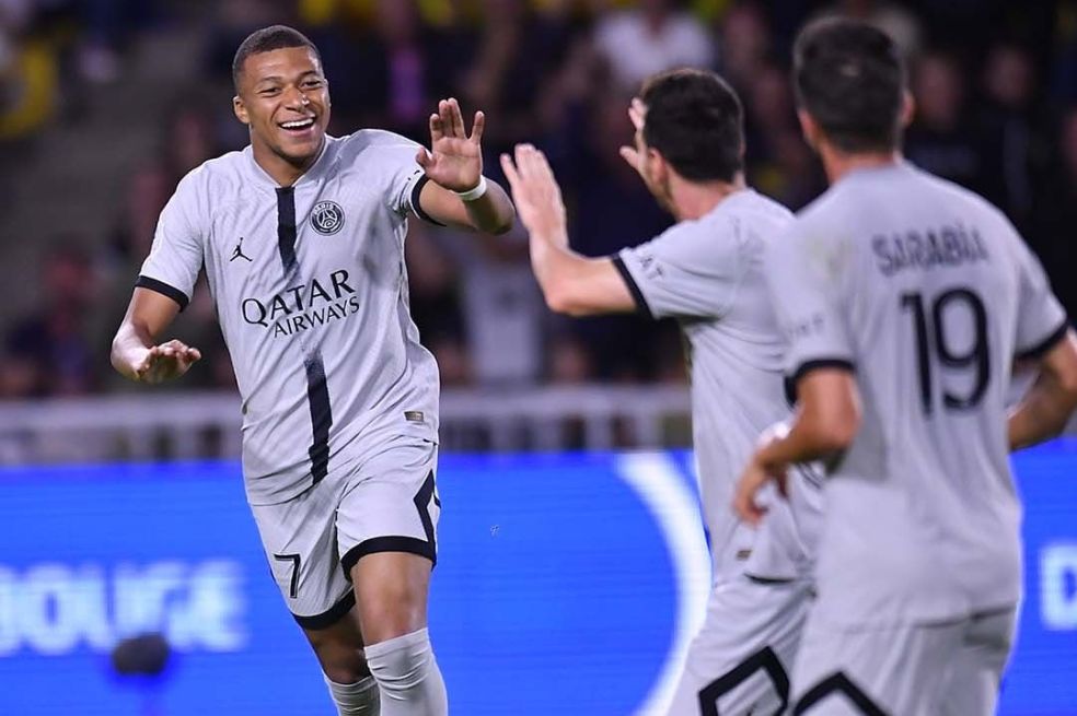 Ligue 1: Mbappé brilló en el triunfo de PSG sobre Nantes