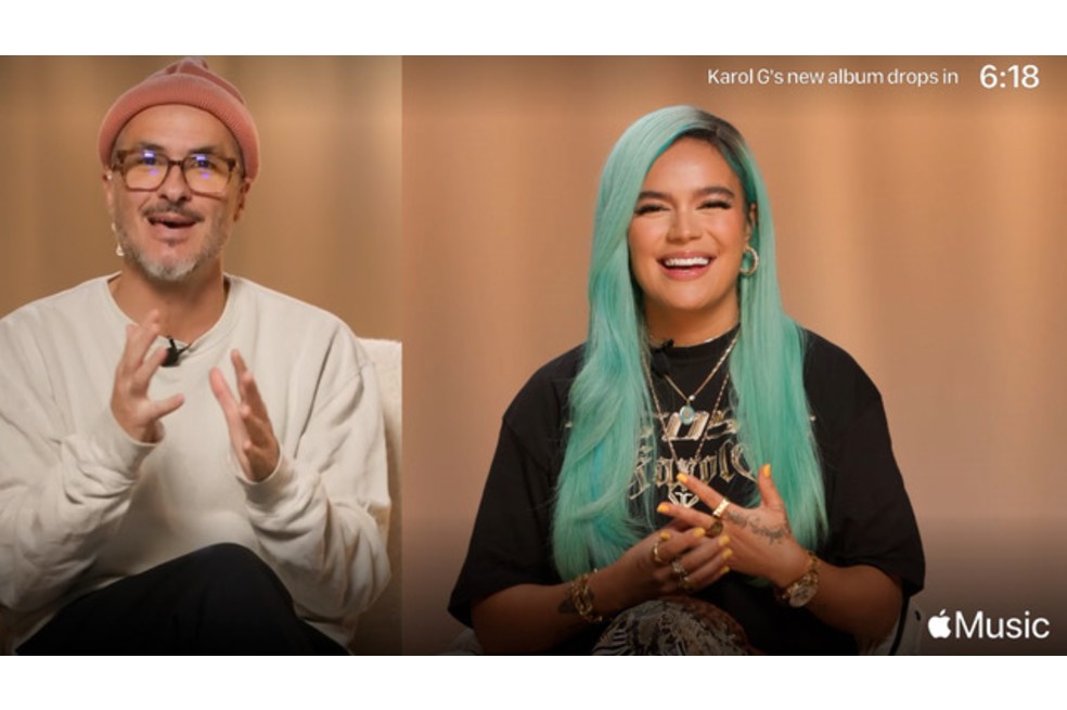 Karol G presentó su nuevo disco “KG0516″ con Apple Music