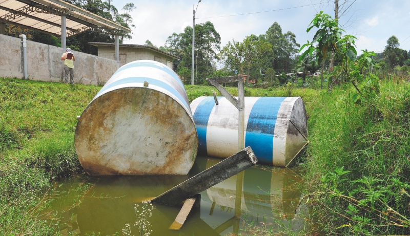 Yo estuve en los municipios afectados por los bonos agua