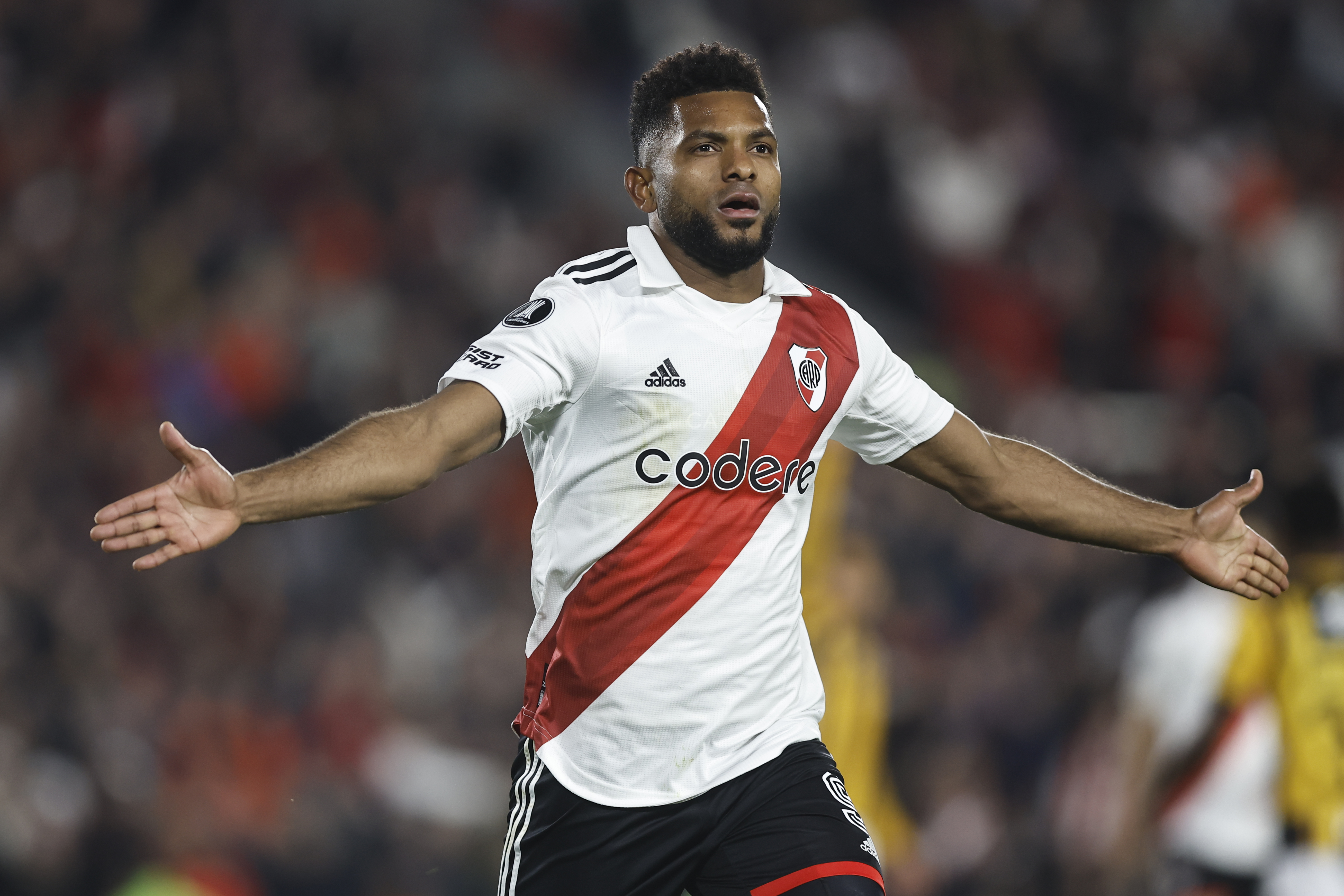 Borja, tras su buena noche con River: “Quiero ponérsela difícil a Demichelis”