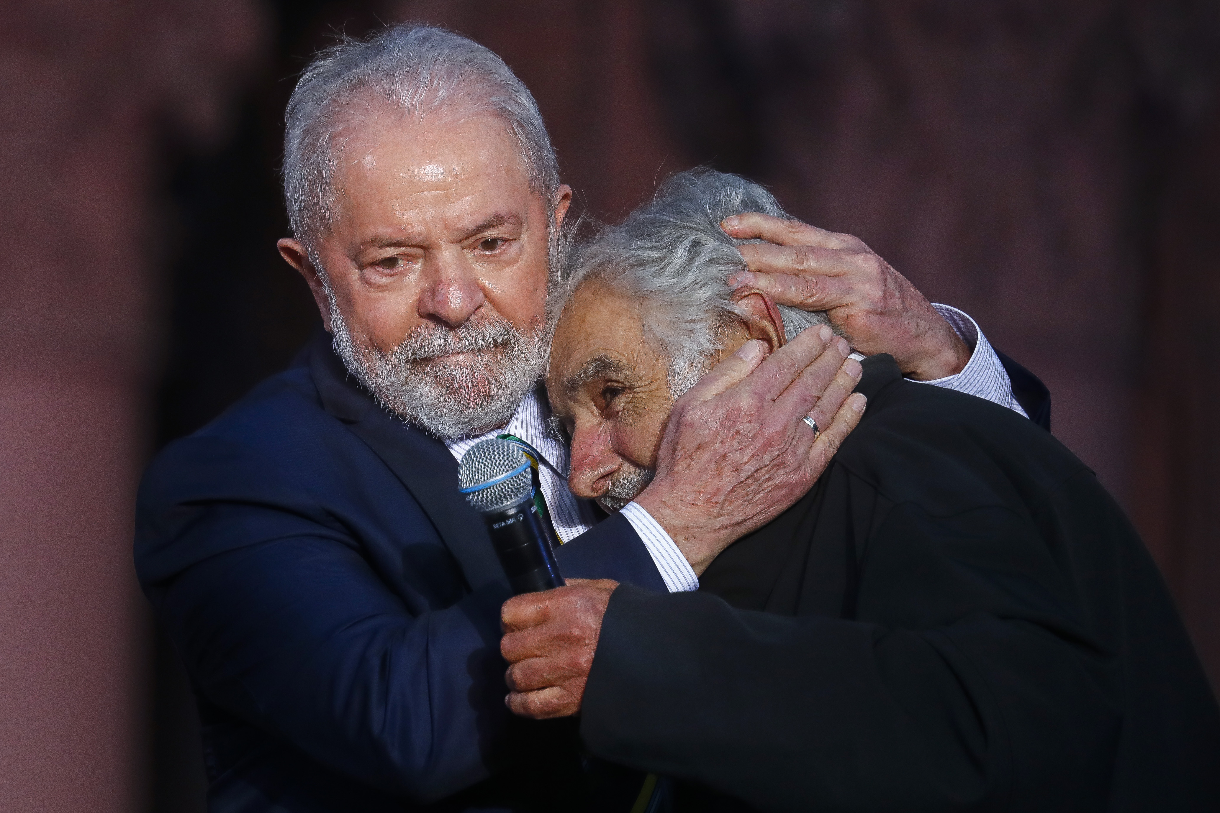 Pepe Mujica con líderes Mundiales