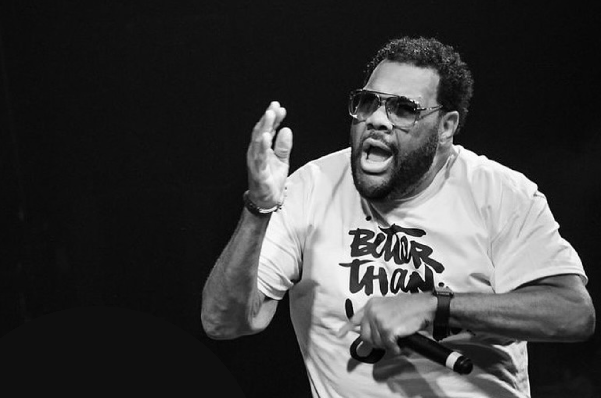 Fatman Scoop durante una presentación en julio de 2024.