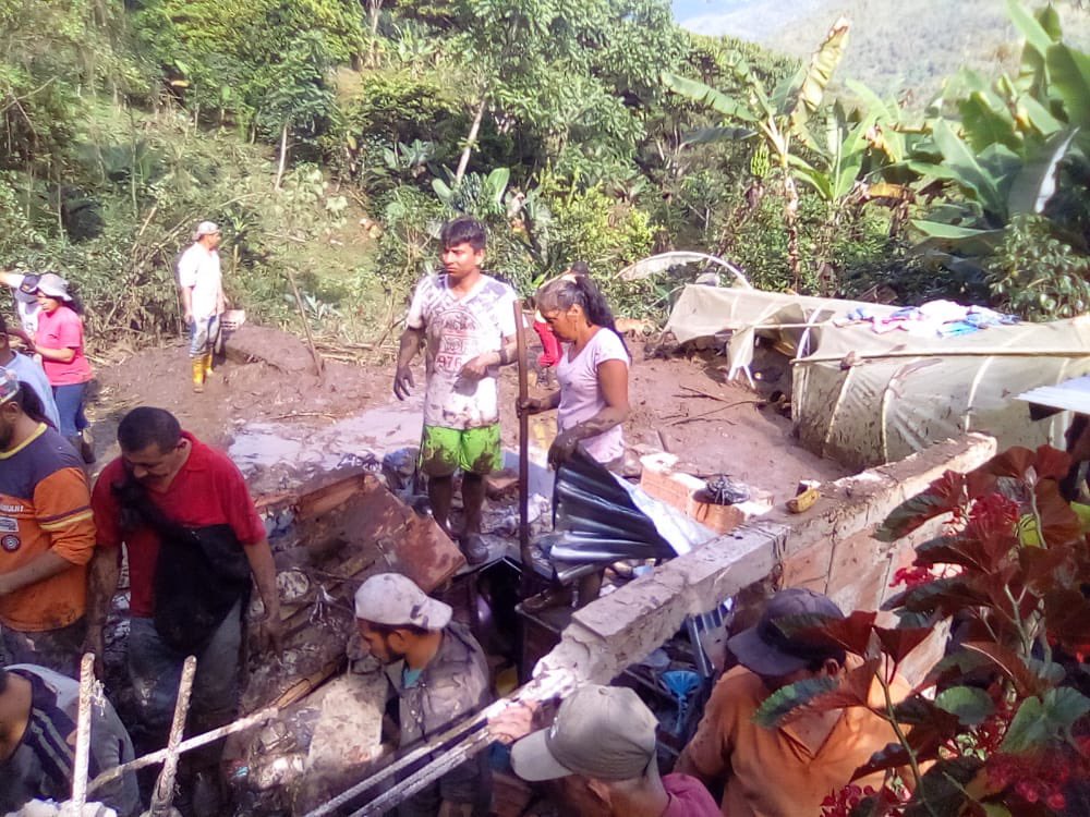 Murieron cuatro personas sepultadas por alud en Arboledas, Norte de Santander