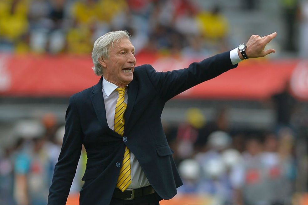 Los números de Pékerman con Colombia frente a Paraguay