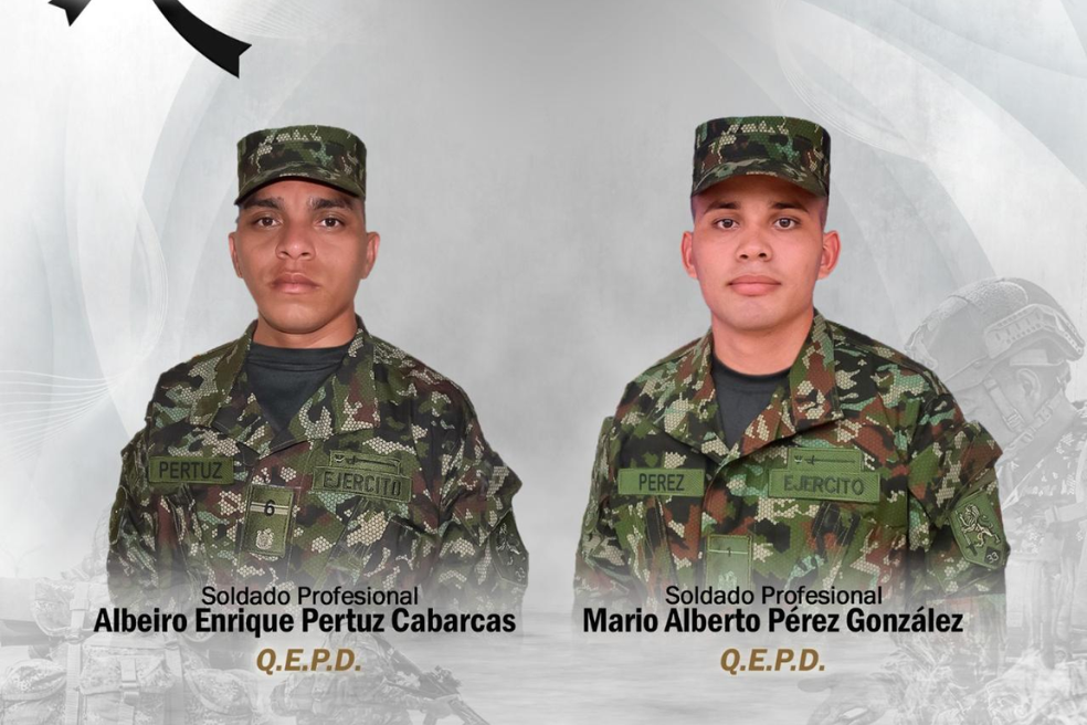 Emboscada del Clan del Golfo dejó dos soldados muertos en Córdoba