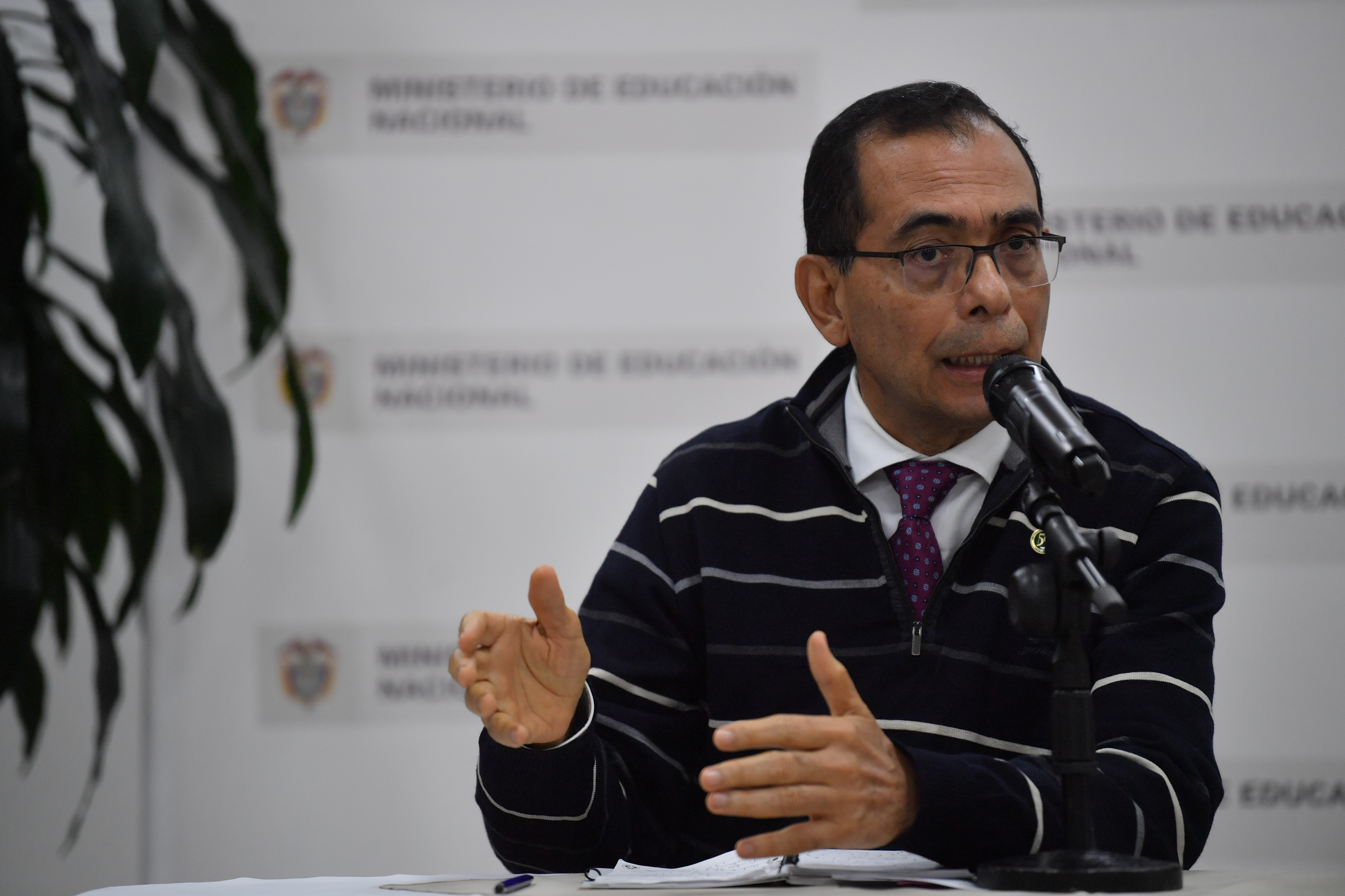 Presidente de la Asociación Colombiana de Universidades (ASCUN), en la reunión sobre el incremento de los precios en las universidades privadas.