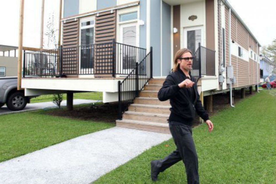 Casas donadas por Brad Pitt en New Orleans se están destruyendo