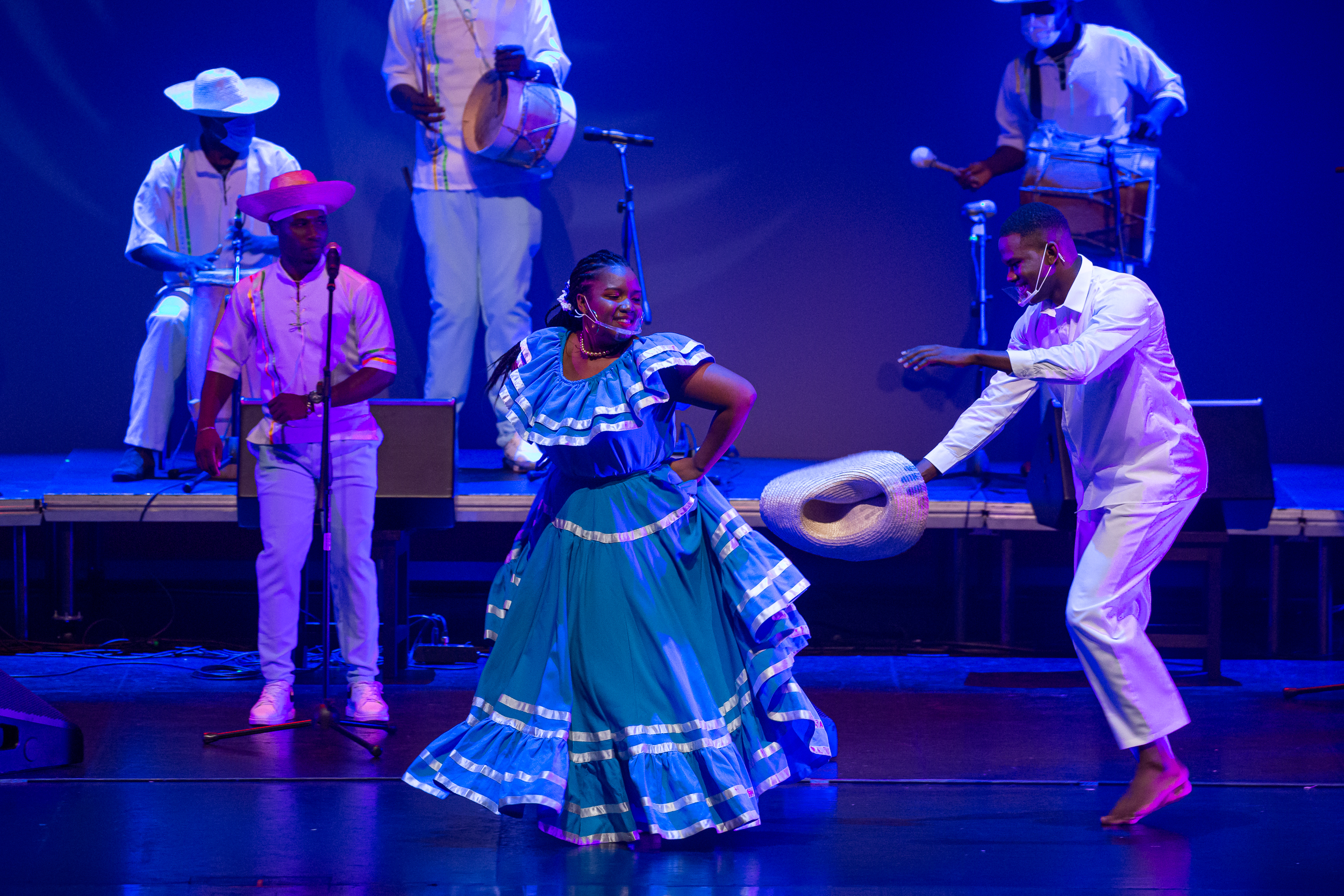 Inauguración del Festival Petronio Álvarez 2022 en el Teatro Mayor