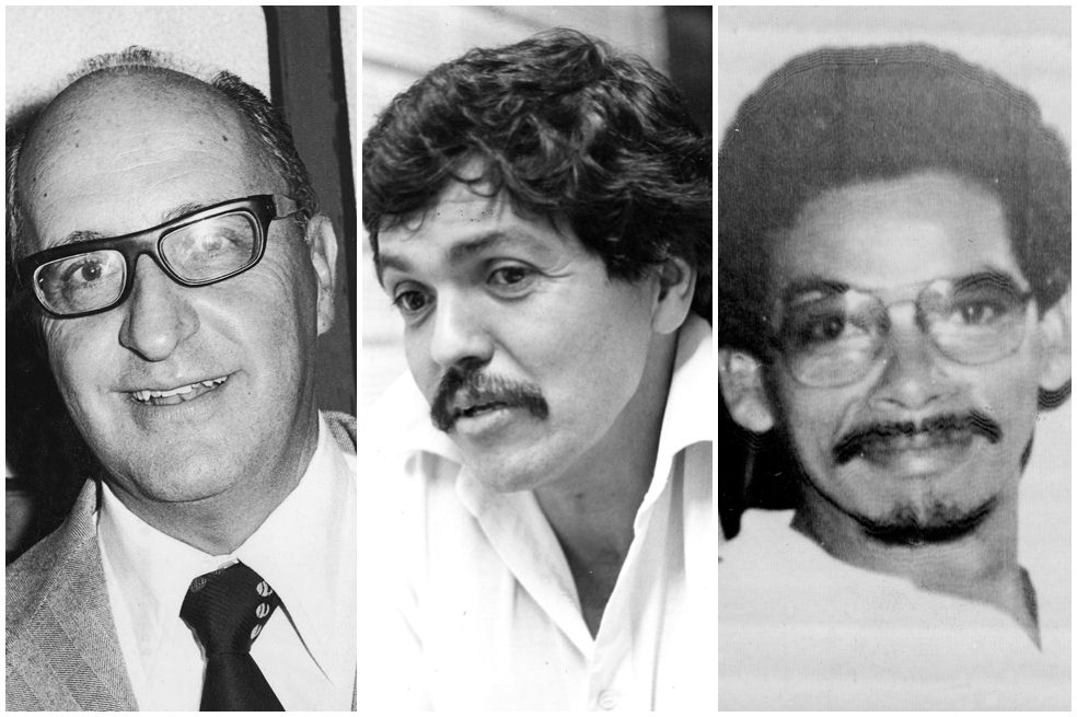 Héctor Abad Gómez, Leonardo Betancur y Luis Felipe Vélez Herrera.