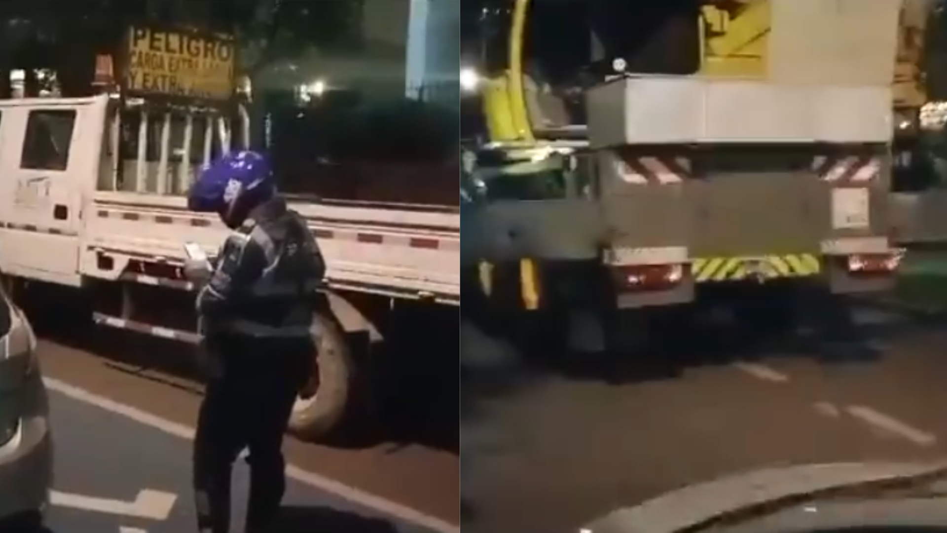 Grúa paró el tráfico en Bogotá para poder subir un BMW a un cuarto piso