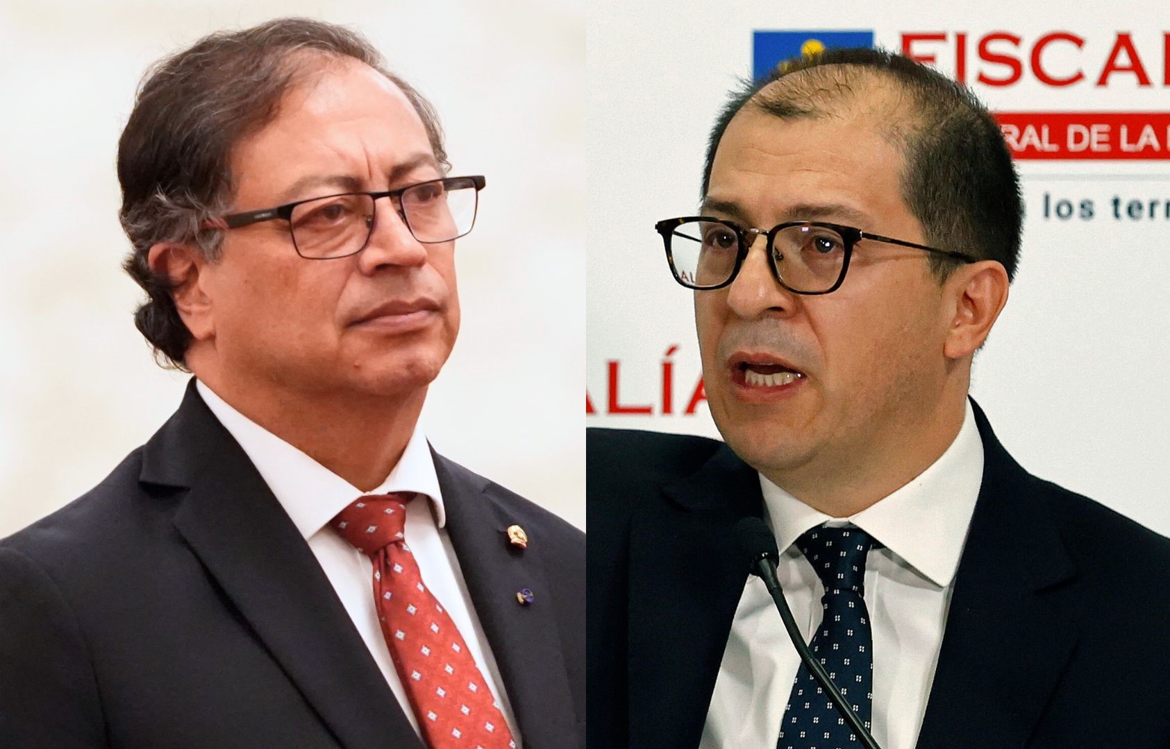 “Capture a los narcotraficantes”: Petro ante críticas del fiscal por porte de drogas