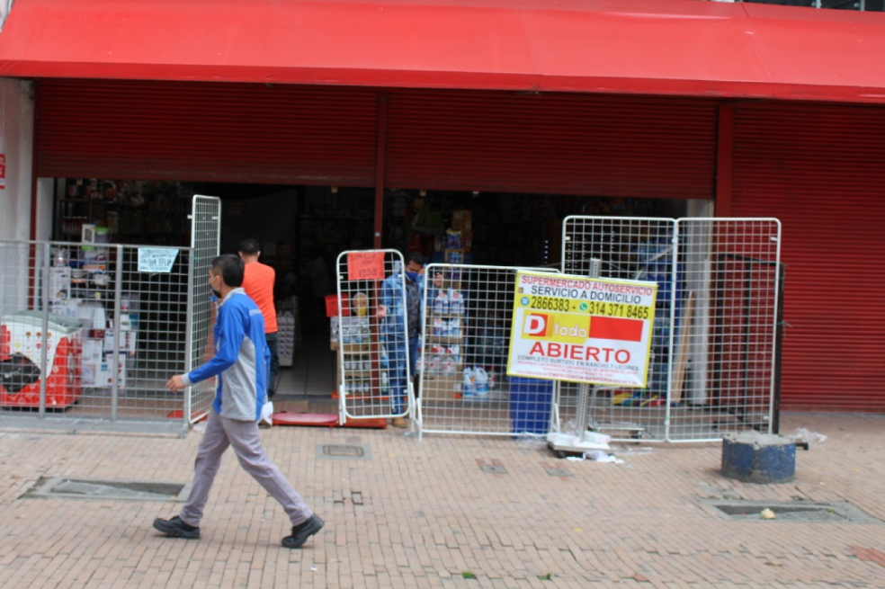 San Victorino inicia plan piloto para reactivar el comercio en Bogotá