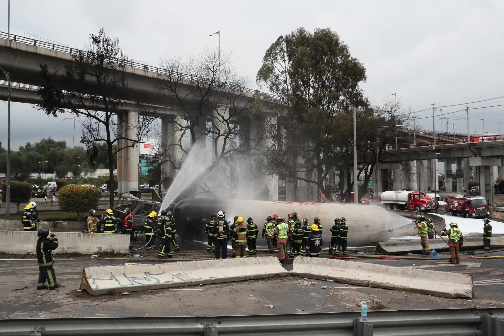 Explosión de un camión de gas dejó al menos 57 heridos en Ciudad de México
