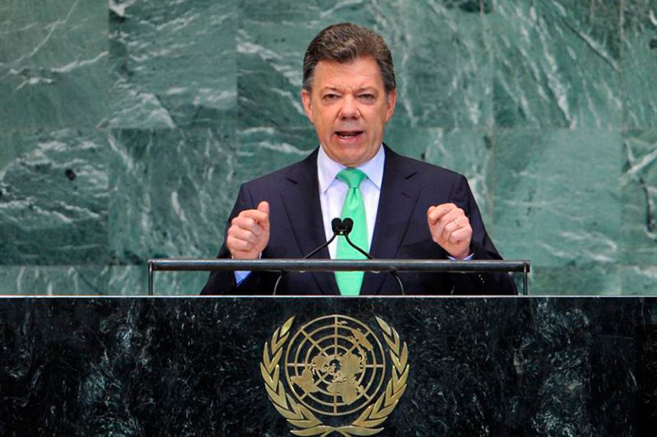 El otro año espero traer a la ONU resultados de paz: Santos