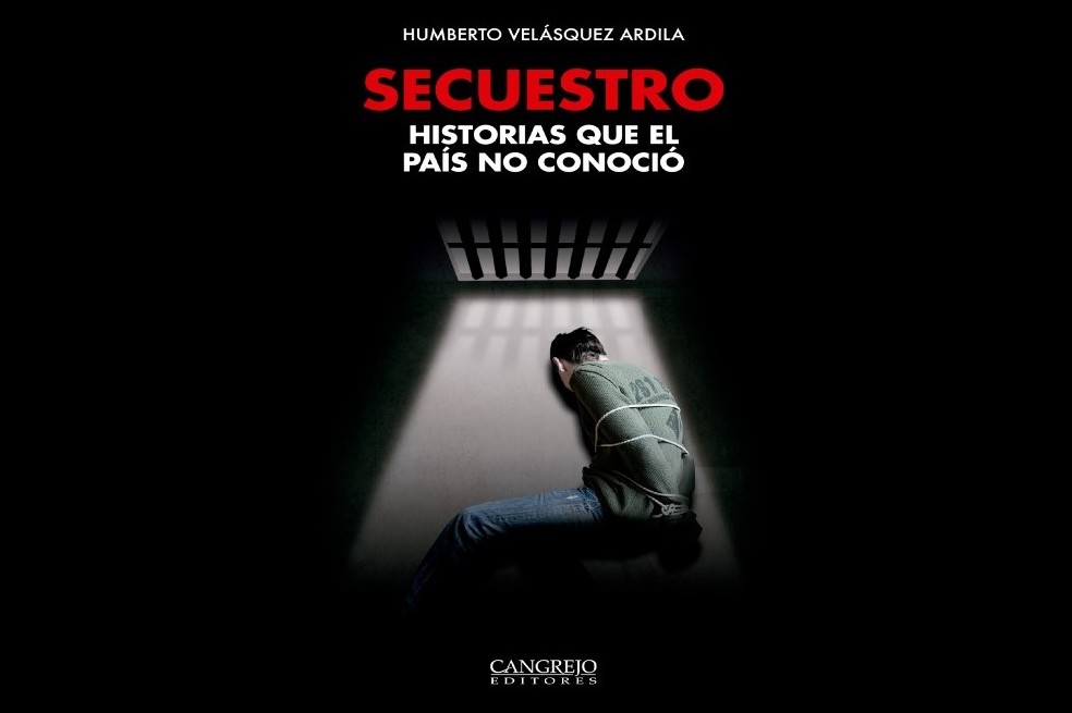 Carátula libro sobre secuestro de Humberto Velásquez
