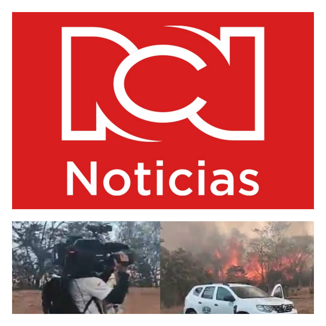 Periodista de RCN vivió angustioso momento mientras cubría incendios en Tolima: “Dios mío”