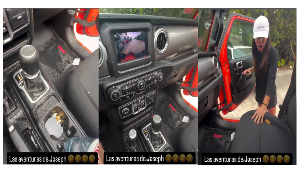J Balvin sufrió incidente con su carro deportivo. Así reaccionó Valentina Ferrer