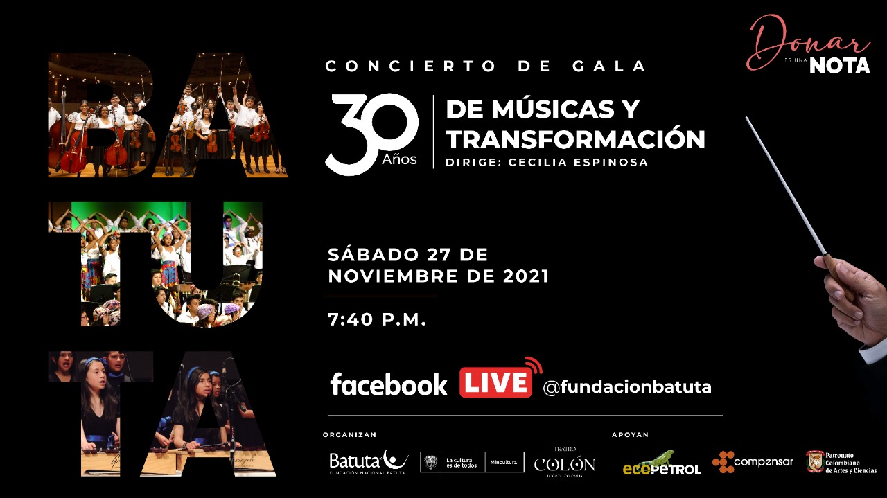 La Fundación Batuta celebra sus 30 años con un concierto en el Teatro Colón