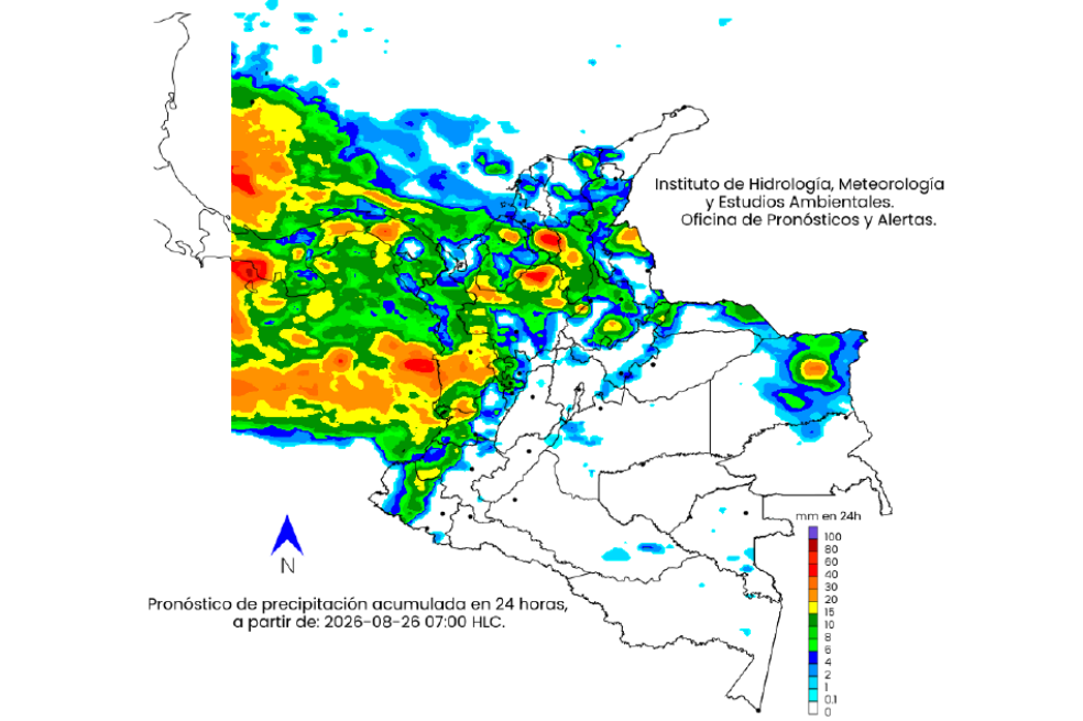 Lluvias y alertas por incendios: el pronóstico del tiempo entre el 24 y el 28 de agosto