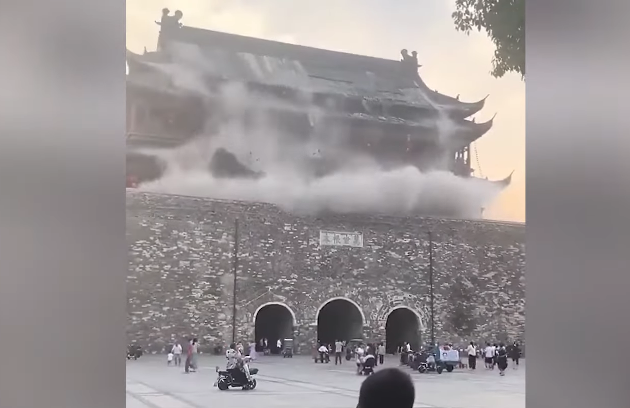 La Torre del Tambor en China tiene 650 años de antigüedad y ha sido restaurada en varias ocasiones.