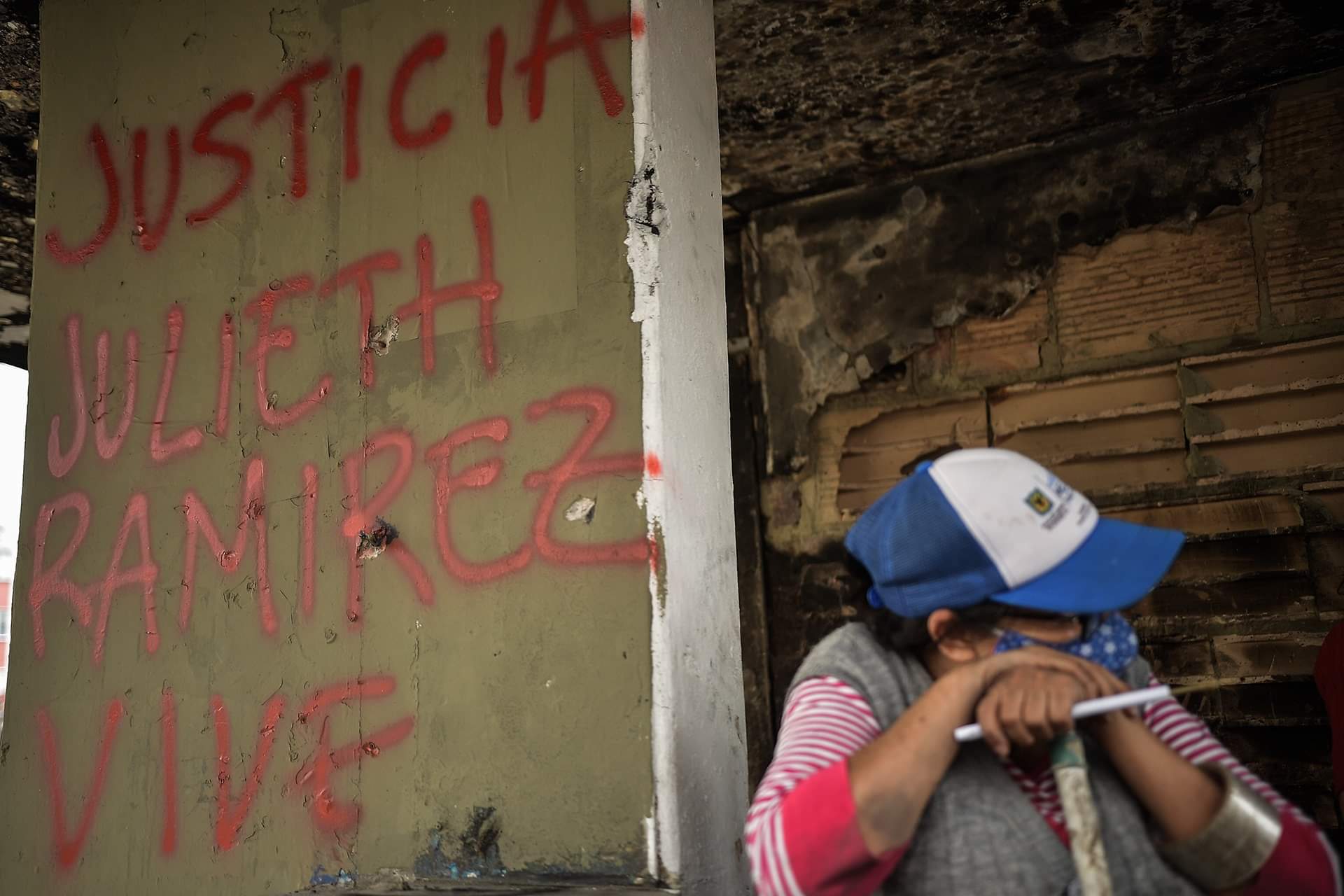 Policía borró mural en memoria de Julieth Ramírez