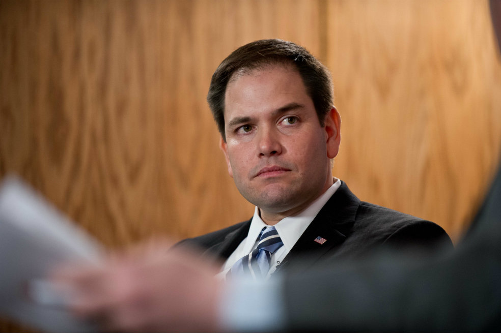 El trago amargo de Marco Rubio